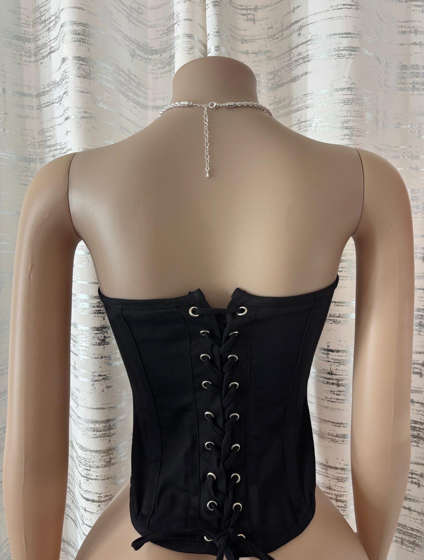 FRONT ZIP UP CORSET
