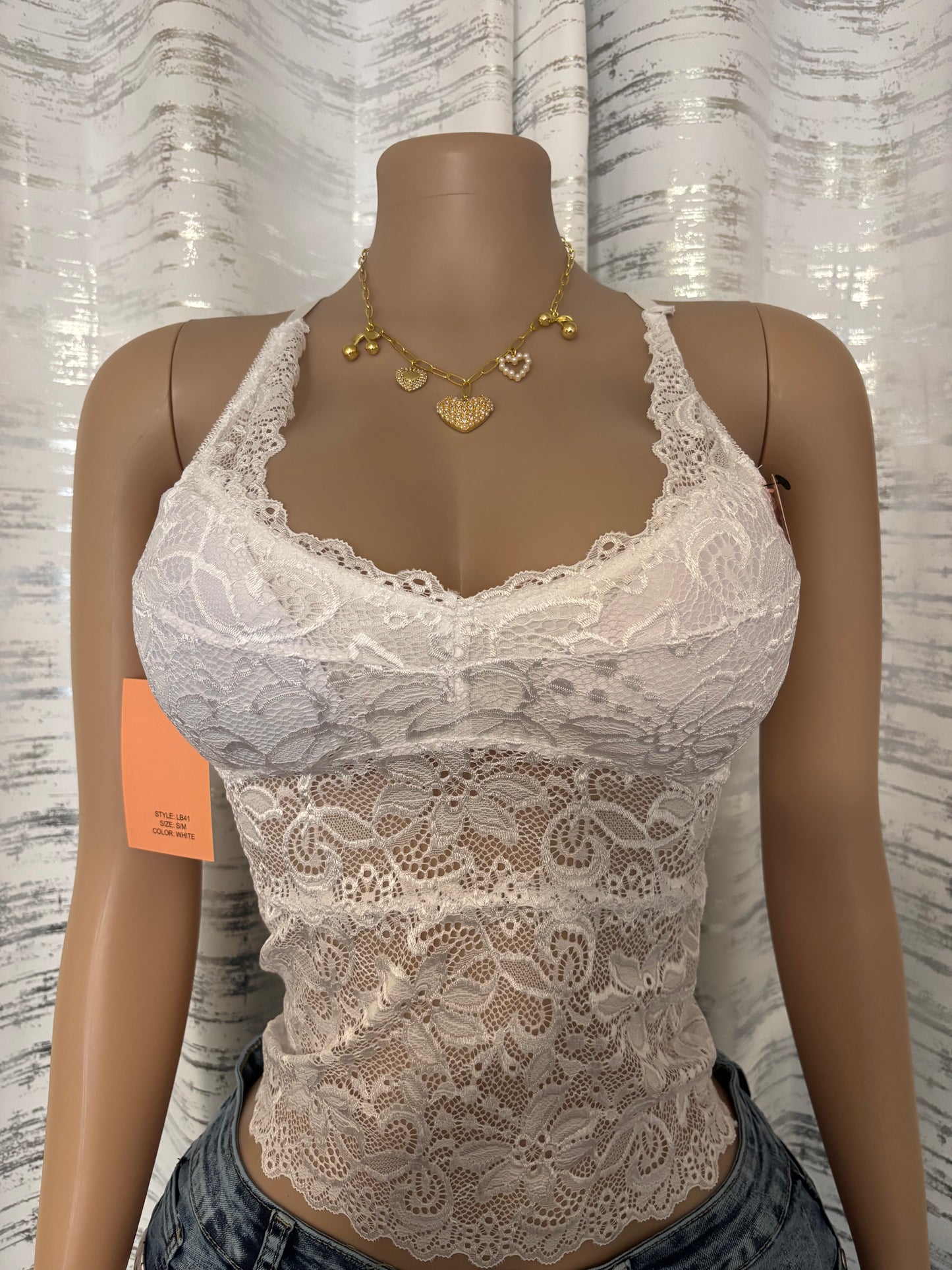 LACE CROP TOP