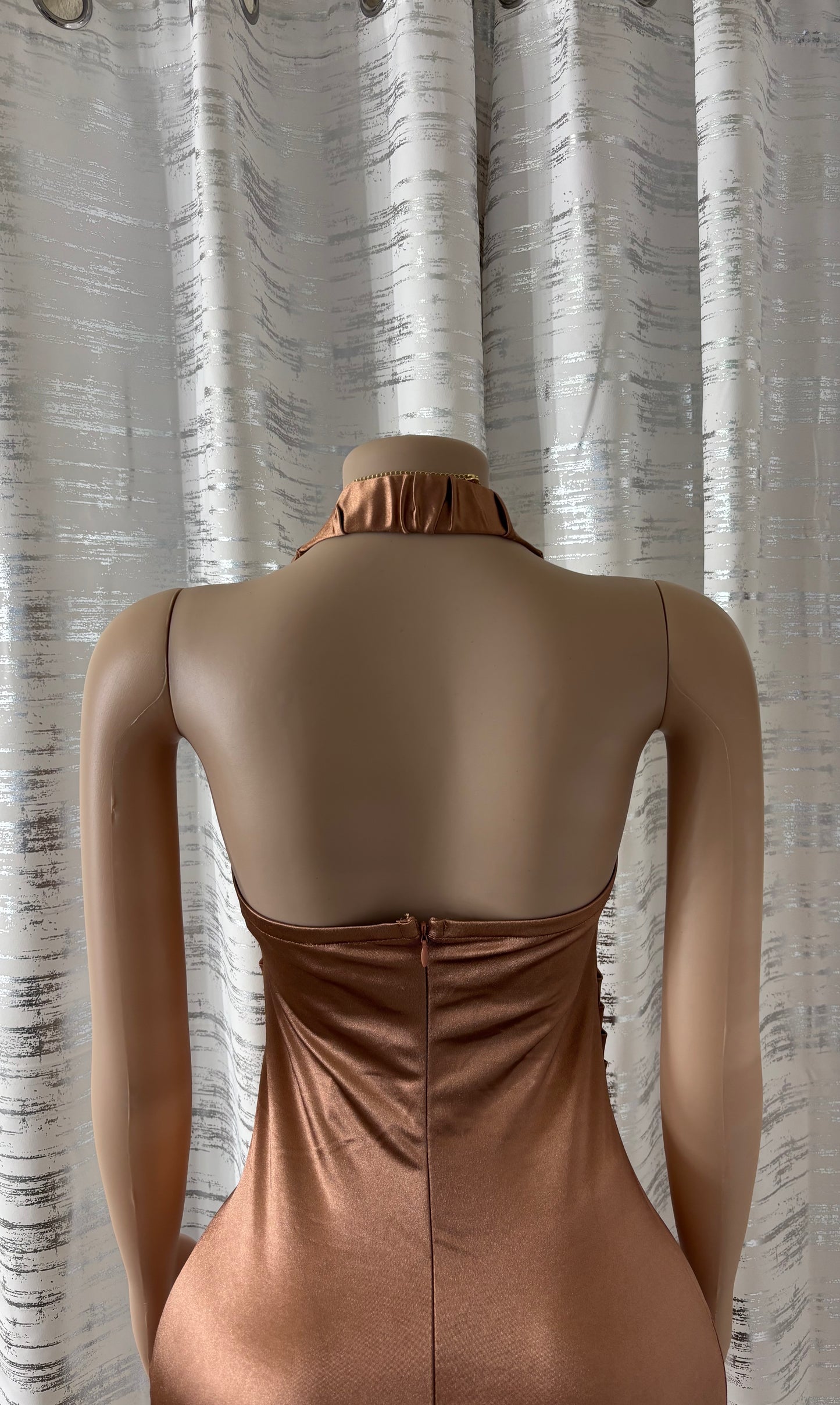 CHAMPAGNE MOCHA DRESS