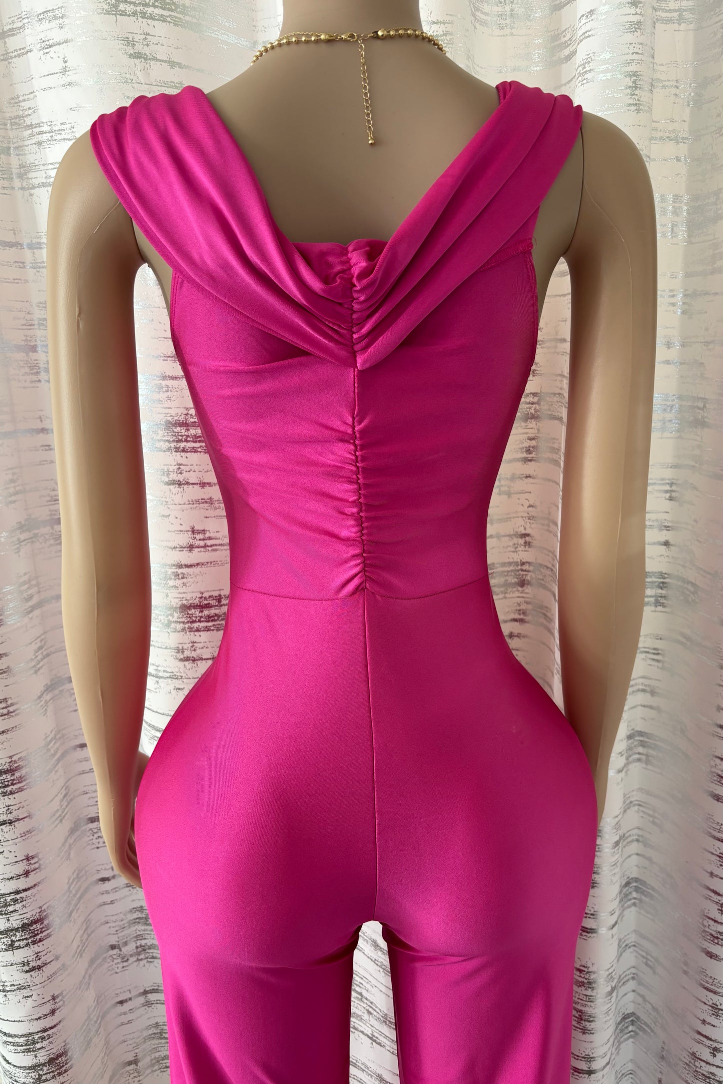 HOT PINK JUMPSUIT