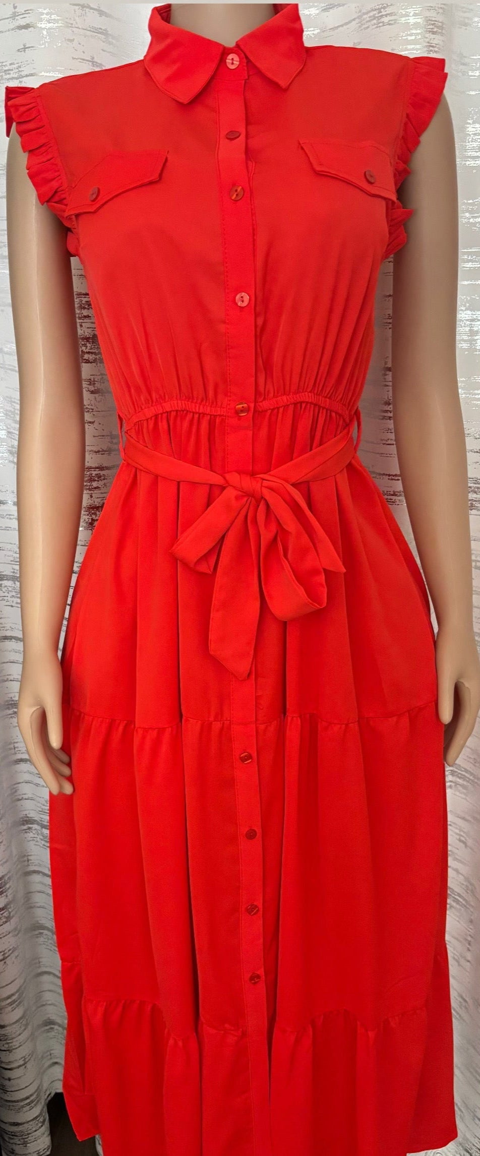 SLEEVELESS MAXI DRESS