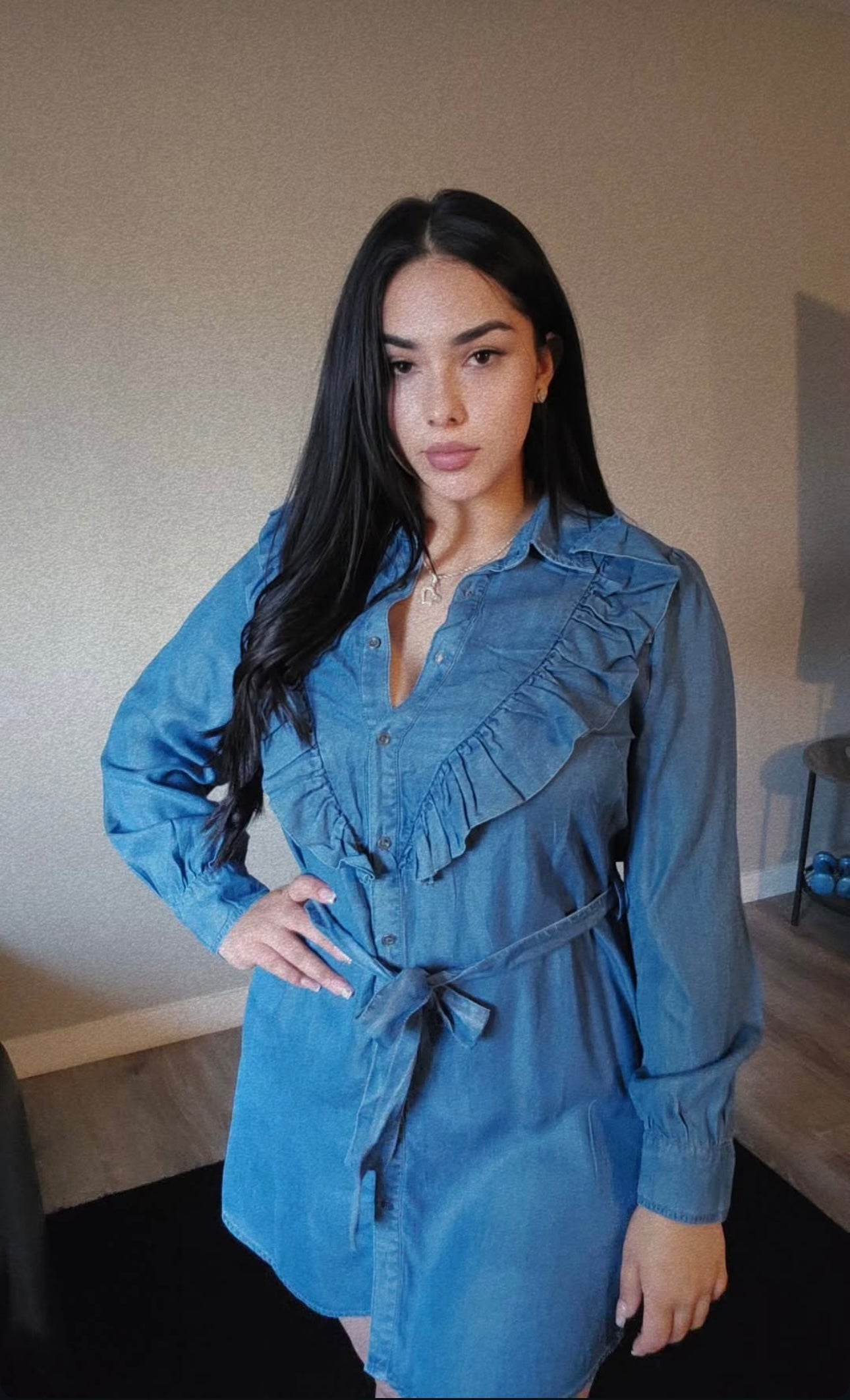 DENIM DRESS