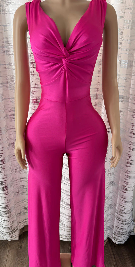 HOT PINK JUMPSUIT