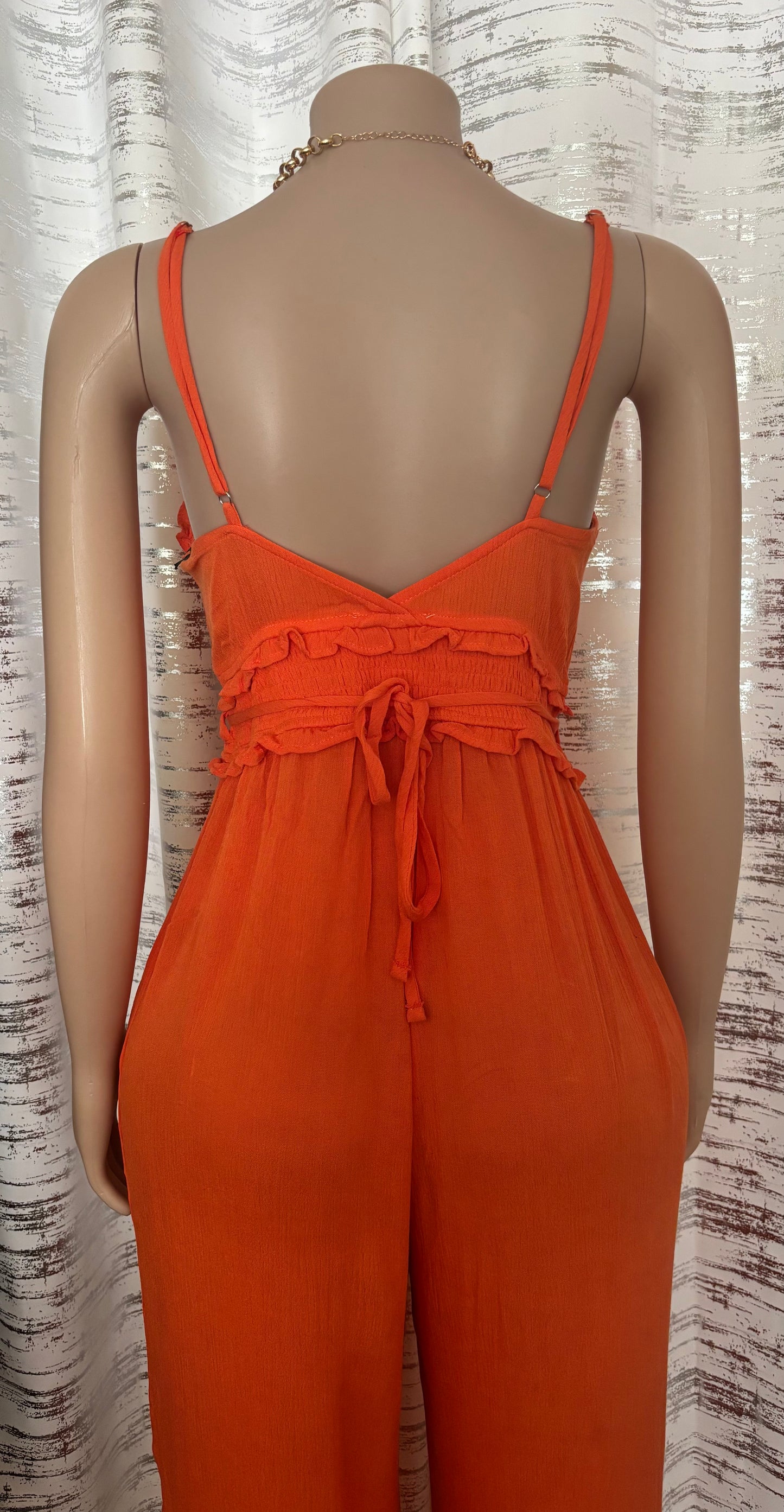 RUFFLED JUMPSUIT